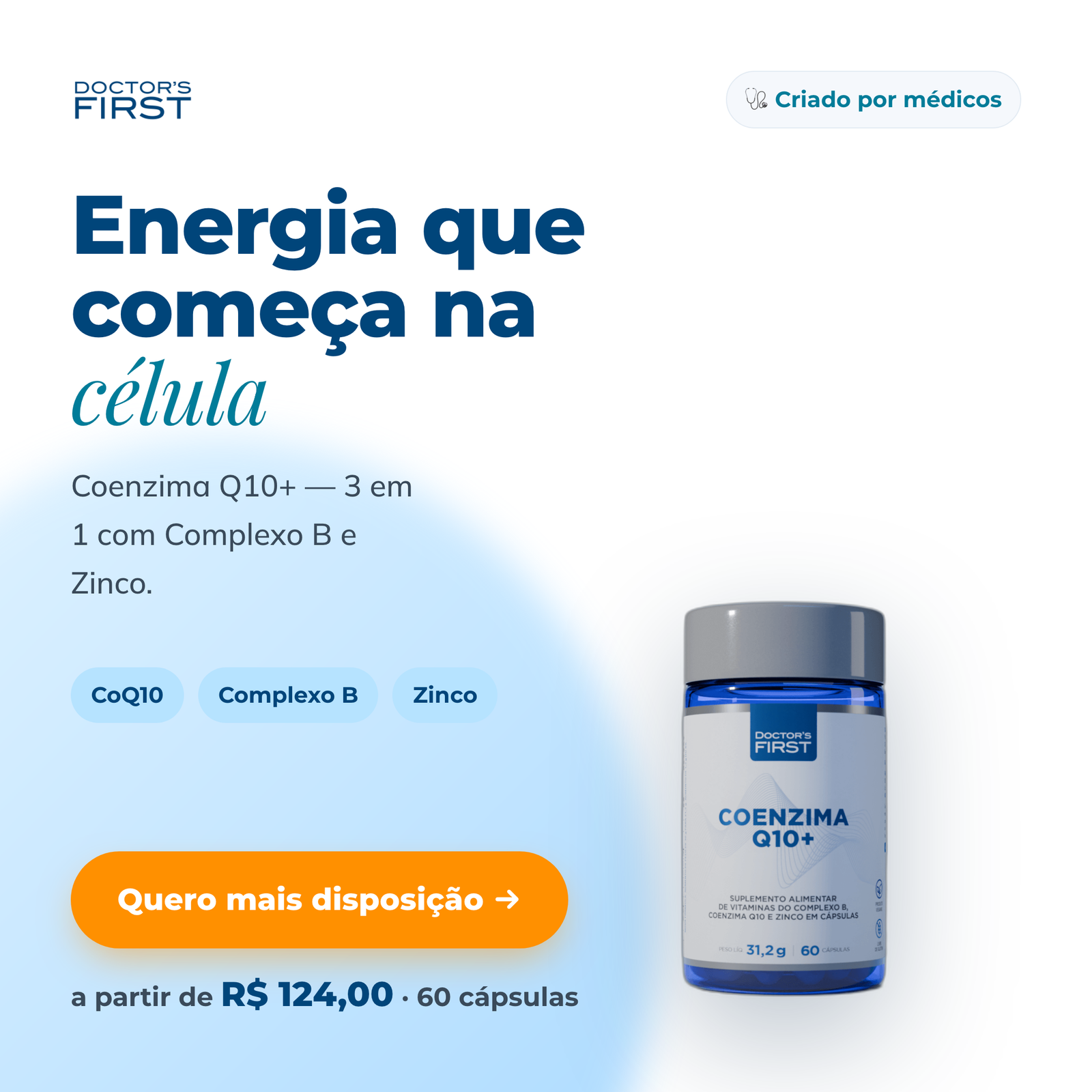Estático de produto — Coenzima Q10+